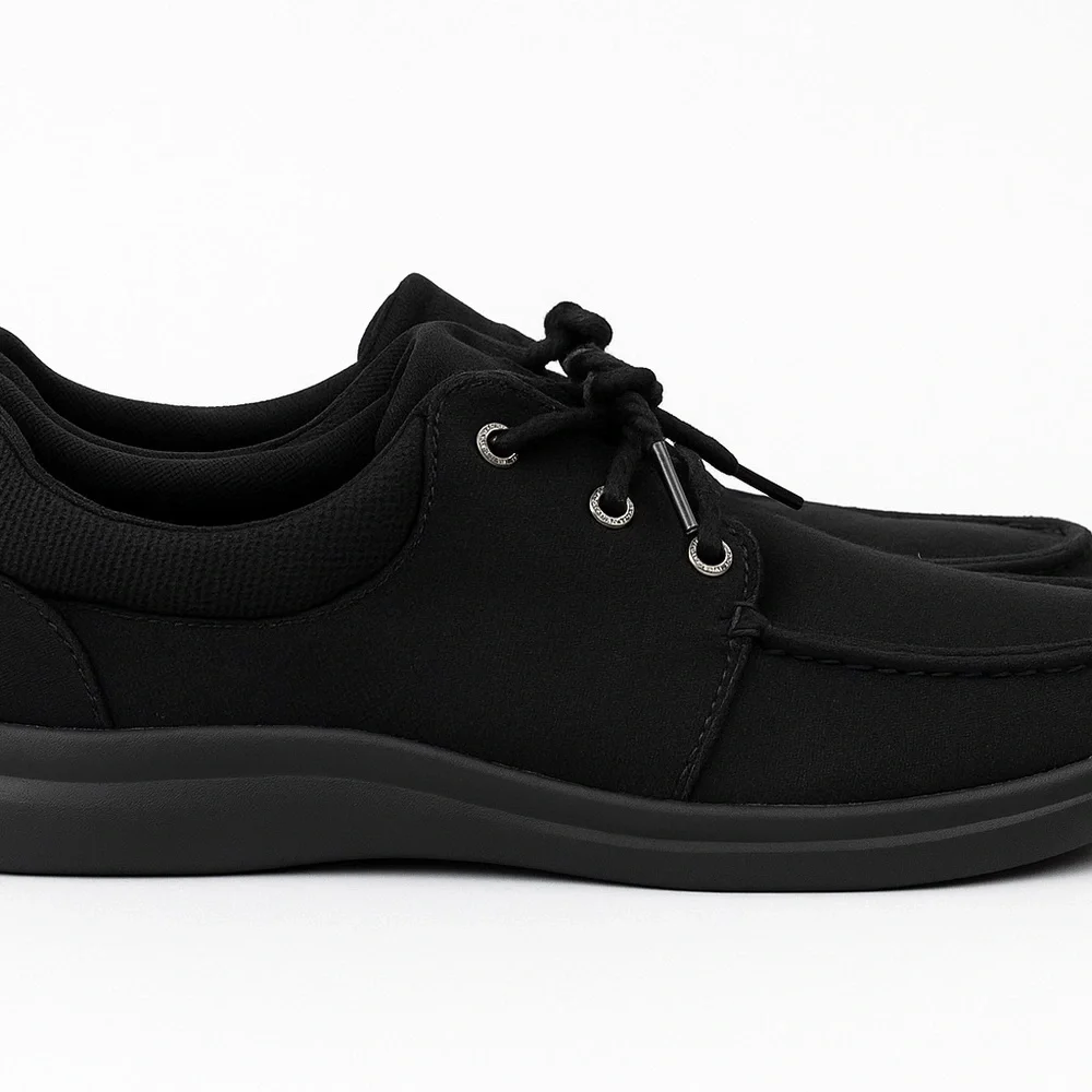 Sperry SeaCycled Black Canvas Sneakers Men’s 8.5 NWOB